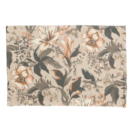  Hoesje van Floral Pattern Kussensloop (Voorkant)