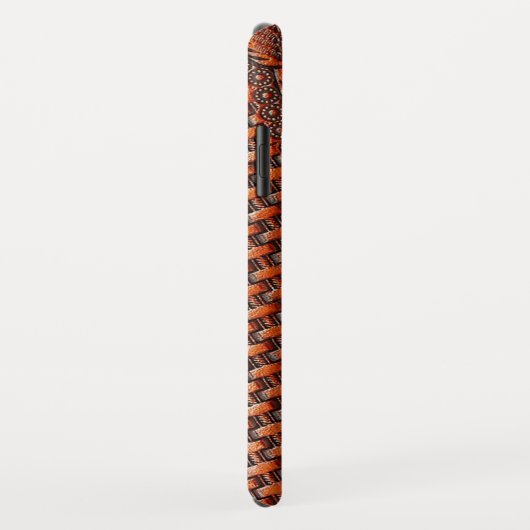 Hoesje van geboost leder (Achterkant/rechts)