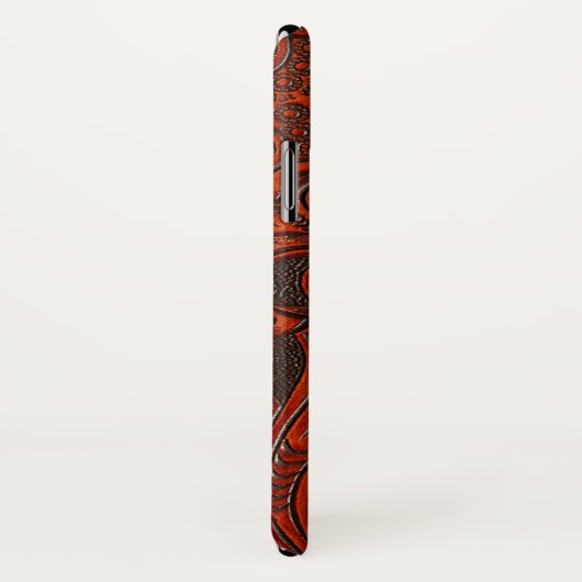 Hoesje van geboost leder (Achterkant/rechts)