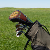 Hoesje van geelsteen Golf Golfheadcover (Insitu)