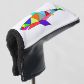 Hoesje van haaienhoofd golfheadcover (3/4 voorkant)