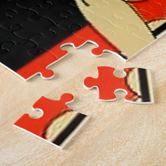 Hoesje van het Bee-magazine door J Carlos Legpuzzel (Zijkant)