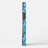 Hoesje van het blauw 'waterige' mozaïektegelpatroo (Achterkant / Rechts)