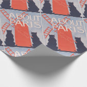 Hoesje van het Boek van Parijs Cadeaupapier (Hoek)