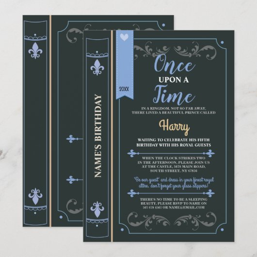 Hoesje van het boekje van het verhaal Zachte Prins Kaart (Voorkant / Achterkant)