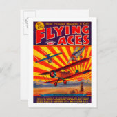 Hoesje van het Flying Aces Magazine 2 Briefkaart (Voorkant / Achterkant)