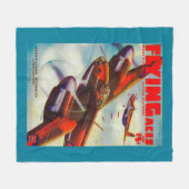 Hoesje van het Flying Aces Magazine 5 Fleece Deken (Voorkant (Horizontaal))