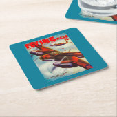 Hoesje van het Flying Aces Magazine 5 Kartonnen Onderzetters (Schuin)