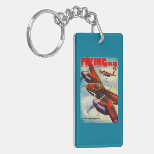 Hoesje van het Flying Aces Magazine 5 Sleutelhanger (Voorkant Links)