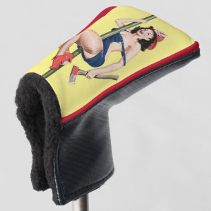 Hoesje van het Golfhoofd tegen brandweergierij Golfheadcover