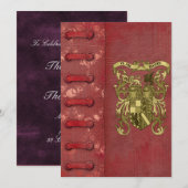 Hoesje van het middeleeuwse huwelijk kaart (Voorkant / Achterkant)