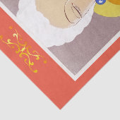 Hoesje van het mode magazine Art-Goût-Beauté Tissuepapier (Detail)