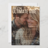 Hoesje van het Modern Young Romance Magazine Feestdagenkaart (Voorkant)