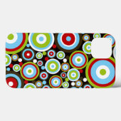 Hoesje van het Patroon van Mod. van de Cirkels van (Achterkant (horizontaal))