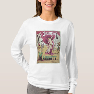 Hoesje van het scorebord "La Vie Parisienne T-shirt