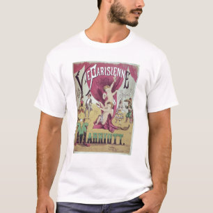 Hoesje van het scorebord "La Vie Parisienne T-shirt