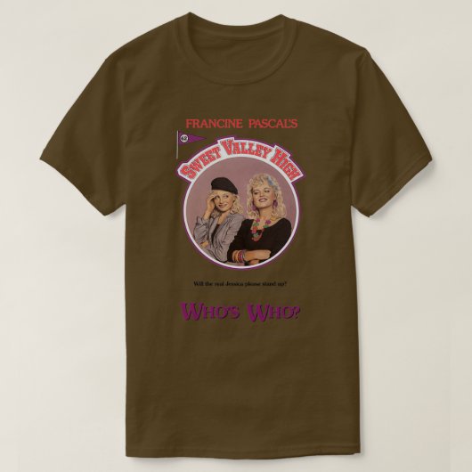 Hoesje van het Sweet Valley High  Book T-shirt (Design voorkant)