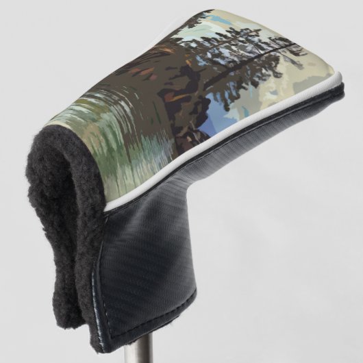 Hoesje van het Tahoe Golf-meer Golfheadcover (3/4 voorkant)