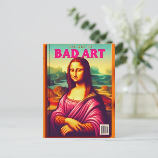 Hoesje van het tijdschrift Pretend: The Art of Bad Briefkaart (Staand voorkant)