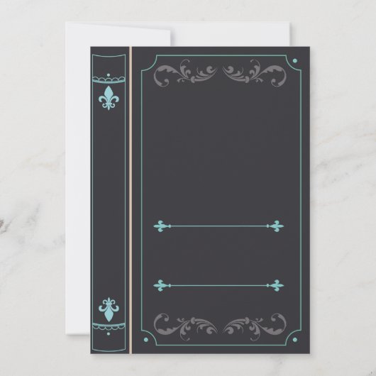 Hoesje van het verhaal Fairytale Princess Birthday Kaart (Achterkant)