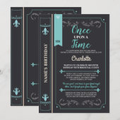 Hoesje van het verhaal Fairytale Princess Birthday Kaart (Voorkant / Achterkant)