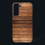 hoesje van hout/western/rustig Samsung-melkwegstel Samsung Galaxy Hoesje<br><div class="desc">roesthout</div>