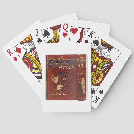 Hoesje van 'In het donkerste Afrika: of de Quest, Pokerkaarten (Achterkant)