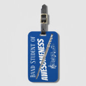 Hoesje VAN instrumentNAAM TAG Flute Bagagelabel (Voorkant (verticaal))