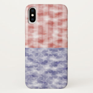 Hoesje van iPhone van de Vlag van sterren & van
