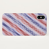 Hoesje van iPhone van sterren & van Strepen het (Achterkant (horizontaal))