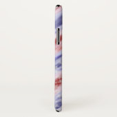 Hoesje van iPhone van sterren & van Strepen het (Achterkant / rechts)