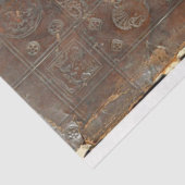 Hoesje van leder tissuepapier (Detail)