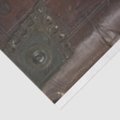 Hoesje van leder tissuepapier (Detail)