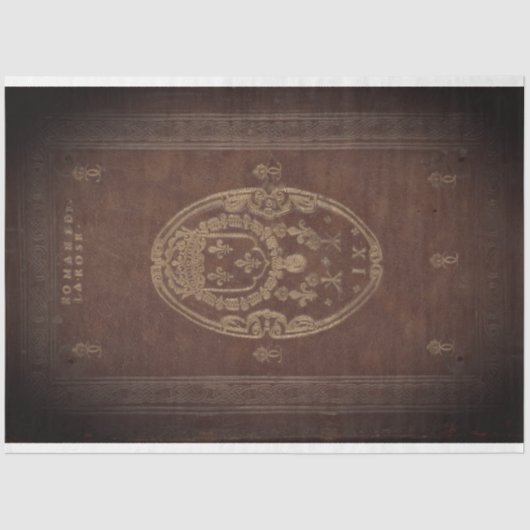 Hoesje van leder tissuepapier (Voorkant)