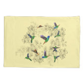 Hoesje van lente-vogelpiloot - aangepaste kleuren kussensloop (Achterkant)