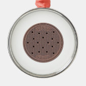 Hoesje van mangat metalen ornament (Voorkant)