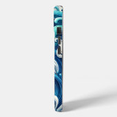 hoesje van oceaangolven (Achterkant / Links)