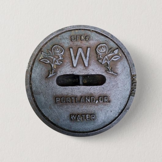 Hoesje van Portland Ronde Button 5,7 Cm (Voorkant)