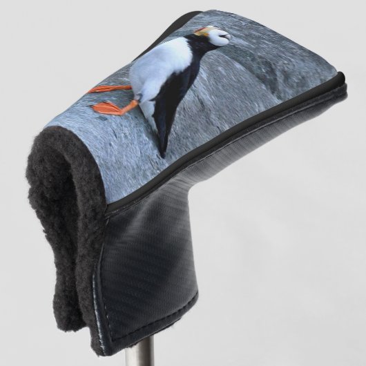 Hoesje van puffin golfheadcover (3/4 voorkant)