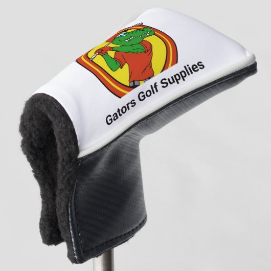 Hoesje van putterkop golfheadcover (3/4 voorkant)