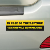 Hoesje van Rapture Vinyl Bumpersticker (Op auto)