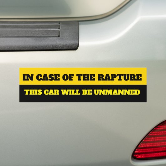 Hoesje van Rapture Vinyl Bumpersticker (Op auto)