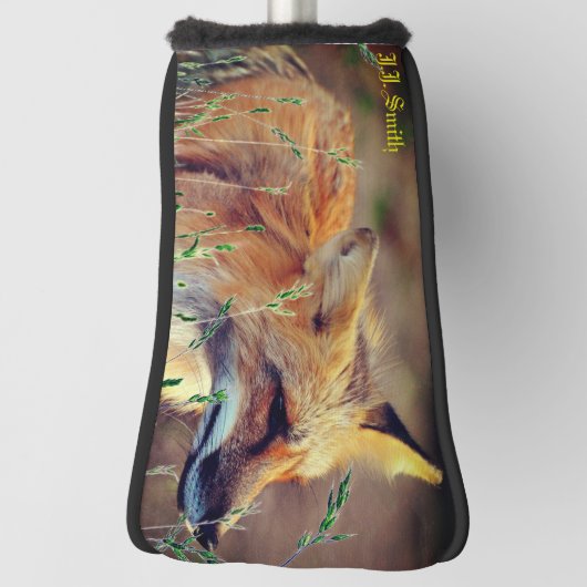 Hoesje van Red Fox Animal Golf Putter Golfheadcover (Draai 90)