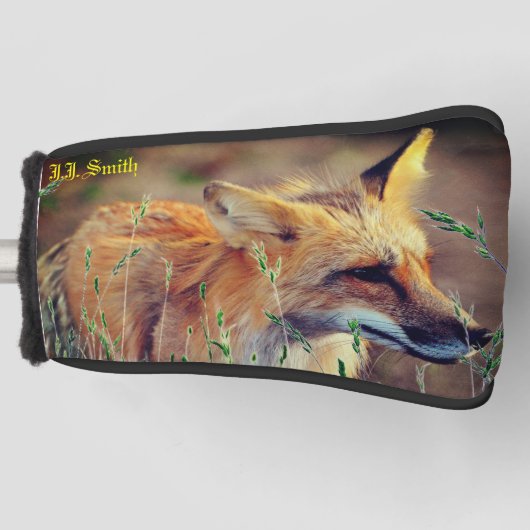 Hoesje van Red Fox Animal Golf Putter Golfheadcover (Voorkant)