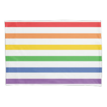 Hoesje van regenboogstrips met schroefdraad