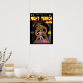  Hoesje van stripboek in Retrostijl Poster (Keuken)