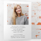 Hoesje van Trendy Magazine Afstuderen aankondiging (Binnenzijde eerst)