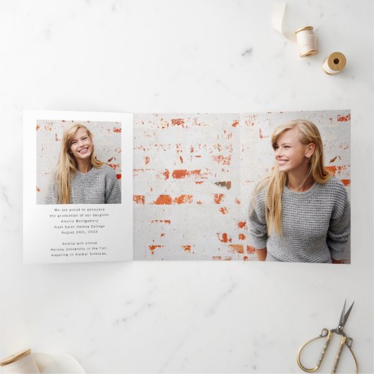 Hoesje van Trendy Magazine Afstuderen aankondiging (Binnen)