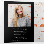 Hoesje van Trendy Magazine Afstuderen aankondiging (Binnenzijde eerst)