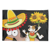 Hoesje van zonnebloempitten kussensloop (Achterkant)